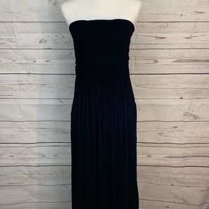 Women's Strapless Maxi Tube Maternity Dress Size L